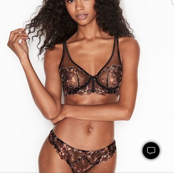 Victoria's Secret Other - One left. Victoria's Sec.Very Sexy Unlined Embroidered Shimmer Full Coverage Bra